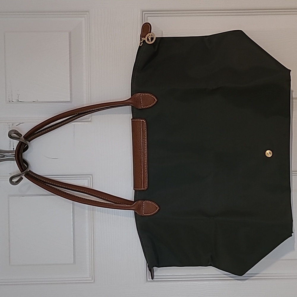 Longchamp Le Pliage Charcoal Grey Large Tote Bag - Picture 2 of 12